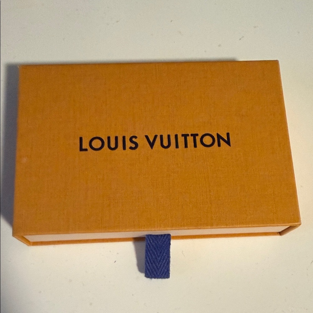 Louis Vuitton Saffron Box with Indigo Tab